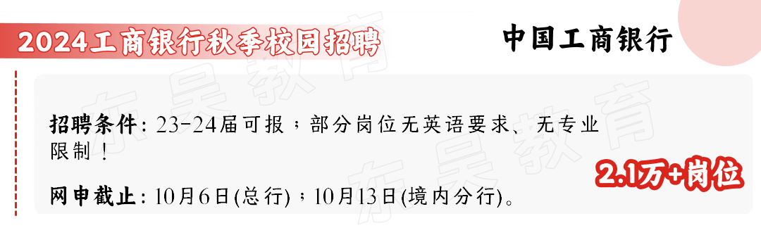境內39家分行，2.1萬+崗位！